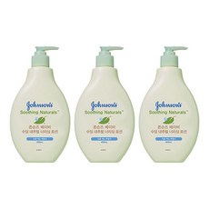 존슨즈베이비 베이비 수딩 내추럴 너리싱 로션 400ml 3개