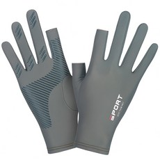 1+1 업그레이드 논슬립 스포츠 장갑 스마트폰 터치 얇은 원단 미끄럼방지 사계절 남자 여자 라이딩 자전거 오토바이 운전 용 헬스 등산 요가 운동 용품, 2켤레 1세트, 카키그레이, 2세트