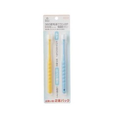 西松屋 360度兒童牙刷 2入 (3歲以上), 2組(4支), 4