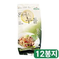 몬 쌀국수 라이스누들 10mm 볶음용, 250g, 12개