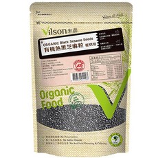 Vilson米森有機熟黑芝麻粒145g【鮮物良品】, 1個