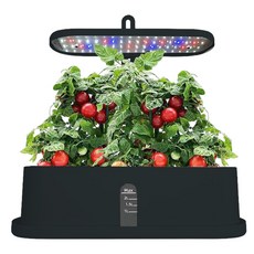 LED 식물 수경재배기 스마트팜, Black, 1개