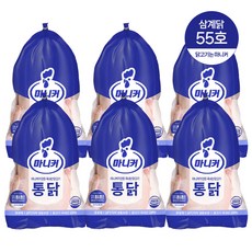 마니커 삼계 55호 530g 냉동 삼계탕용 통닭, 6개