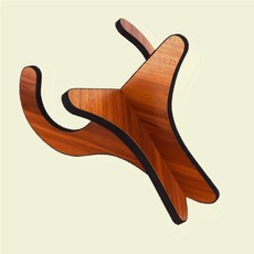 우쿨렐레받침대 휴대용 원목 악기 거치대 스탠드 똑템, 1개