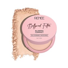 RENEE Bollywood Filter Blurring Compact- | Matte Finish Full Coverage, 1개, Cashew Swirl
