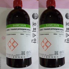 과망간산칼륨용액 (0.1mol) 0.1mol(N/2) Potassium permanganate standard solution(V/T) 500ML 1L[개인판매제한제품], SAM-0.1mol(500ml)