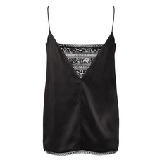 에레스 펜지 레이스 트리밍 실크 캐미솔 탑