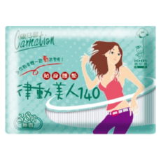 康乃馨 律動美人護墊 無香 2包入, 14cm, 76片, 1組