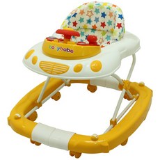 恩寶 BABYBABE 多功能汽車音樂盤 搖馬 學步車, 1個, 黃色（只能宅配，無法超取）