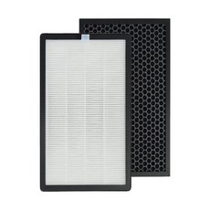 TOSHIBA 東芝空氣清淨機濾網 (活性碳HEPA二合一濾網濾芯組 2入), 1套, CAF-W116XTW