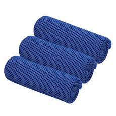라베코 스포츠 건식 쿨 타월, 블루, 3개