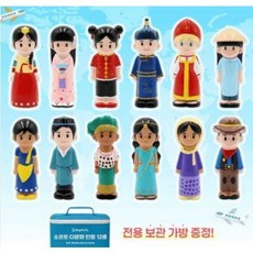 토이머스 소프트 다문화 인형 12종 1개