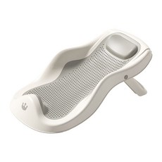 嬰兒浴架 嬰兒洗澡盆 洗頭躺椅 沐浴盆 新生兒浴盆家用護脊加厚沐浴盆大號可折疊浴架多功能躺托洗澡盆子, 1個, 灰色(浴架)