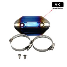 ZSDTRP 오토바이 배기 스테인레스 스틸 보호대 열 실드 커버 가드 요시무라 AR SC AK 용 Anti-scalding Cover, B-AK