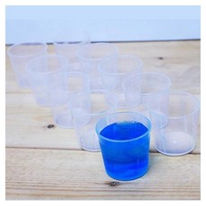 기초과학수업 액체측정 30ml 계량컵 10p 실험실 과학교구 과학놀잇감 과학실험세트, 1세트