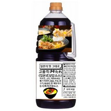 정통돈부리소스(일본의맛 그대로)규동 스끼야끼 가츠동 타레 일본식덮밥소스 만능간장1.8kg, 1.8kg, 1개