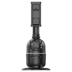 LEPOID 360도 스마트 PTZ 스마트폰 짐벌, 1개, 블랙