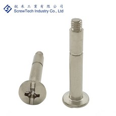 【銳禾】工廠直營 M3x24.7 盤頭/丸頭 鍍鎳 十一字槽 散熱模組 特殊螺絲 PBM0302471A, 1個