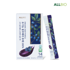 올바이오 유기농 블루베리 퓨레 100% 미국산, 1, 280g