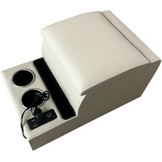 화물차 콘솔박스 컵홀더 암레스트 정리함 트레이 트럭, A. 더블컵 슬롯 모델