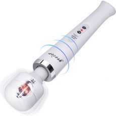 10가지 강력한 펄스 설정이 가능한 YEVIOR 무선 개인용 전동 마사지기 지팡이 심부 근육 통증 완화를 위한 충전식 핸드헬드 백 진동 마사지기블랙, White