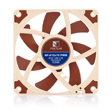 Noctua NF-A12x15 PWM SSO2磁穩軸承薄型防震靜音扇, 1個