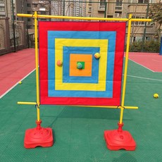 점수판 던지기 과녁 게임판 다트 맞추기 스탠드 레크레이션 표적, 8. 사각 접착과녁(1m브래킷 공20개)