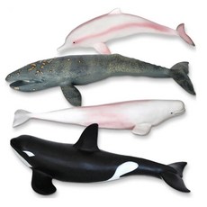 말랑한 고래모형 피규어 크리스마스선물 동물모형 아가장난감 모형완구 영유아장난감, 벨루가