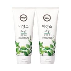 해피바스 어성초 모공 클렌징폼, 200g, 2개