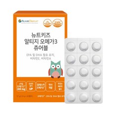 뉴트키즈 알티지 오메가3 츄어블, 57g, 1박스