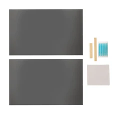 2개 24인치 컴퓨터 프라이버시 스크린 필터 화면비 16:9 방지 블루라이트 차단 눈부심 보호 필름, 01 Black