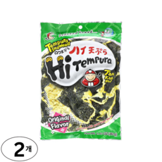 태국 김과자 타오케노이 하이템푸라 씨위드 스낵 오리지널, 2개, 40g