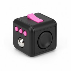 AB3 療癒魔方 Fidget Cube 紓壓方塊, 【AB3】12#黑玫紅(附吊繩!), 1個