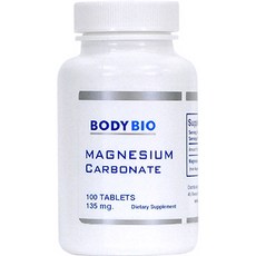 BODYBIO 碳酸鎂補充錠 135mg, 100顆, 1罐