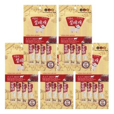 참좋은간식 설레개 강아지츄르 소고기 4p x5개 눈건강, 15g, 5개
