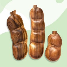 픽hye 완두콩 나눔접시 우드볼, 4절