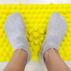 렌콩 발 지압판 옐로우 주방발매트 지압매트 발지압매트