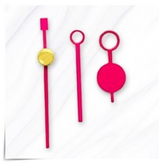 둥근 시침 무브먼트 부품 DIY 교체용 시계 액세서리 03 분홍 100개