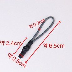 지퍼끈 지퍼헤어밴드 헤드 교체 가방부자재 수리 키트 꼬리 지퍼클립 의류 밴드 액세서리, 1개, 2. zr-1011 진회색 열수축관