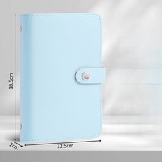 용돈 보관 현금바인더 다이어리 저축 지폐 수납 챌린지, 1개, 스카이