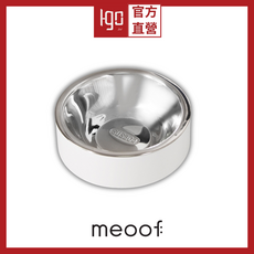 meoof 膠囊寵物自動餵食器 專用碗 單碗/雙碗 餵食碗 食盆 台灣總代理, 白色, 1個, 450L