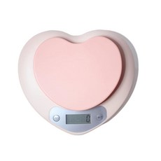 귀여운 주방 저울 LCD 디스플레이가 있는 디지털 식품 5kg(11파운드) 용량 베이킹 및 요리를 위한 정밀도 1g(0.03온스) (핑크) 390558, 귀여운 주방 저울, LCD 디스플레이가 있는 디지털 식