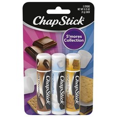 ChapStick 립밤 아이스크림 컬렉션 3팩 클래식 3팩 + 스모어 - 재미있고 맛있는 립 케어 생일 선물 파티 스타킹 스터퍼 각 4.3g(0.15온스), 4g