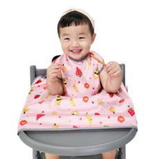 벨베이비 식탁일체형 방수 턱받이 나시 부분커버, (리뉴얼)핑크베리, 1개, 1개입