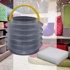 미니 자바라 물통 납작 접이식 색칠 낚시용 수채화 차량보관용품