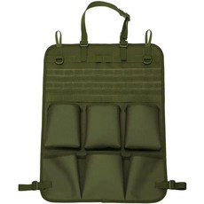 新款車載戰術收納袋 後座置物袋, 軍綠, 1個