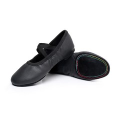 와우진플 양가죽 1cm 굽 티칭 슈즈 실내 댄스화 (095)