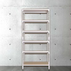 아트박스/스피드랙 스피드랙 무볼트 조립식 선반 6단 700 x 300 x 1800, 블랙, 9mm 양면코팅 보드