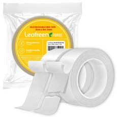 리프린 찢어쓰는 초강력 메쉬 실리콘 양면테이프 투명 클리어겔 3m X 3m X 1mm, 2개