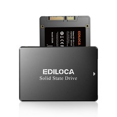 EDILOCA ES106 SSD 500GB 7mm SATA3 6Gbs 3D NAND TLC 540MBs 500MBs SSD 2.5인치 채용 읽기 쓰기